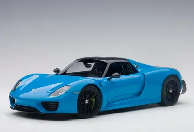 Produktbild von Autoart 77924 - 1/18 Porsche 918 Spyder (2013) - Riviera Blue