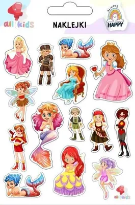 Image de Autocollants pour enfants : princesses et princesses - All4Kids
