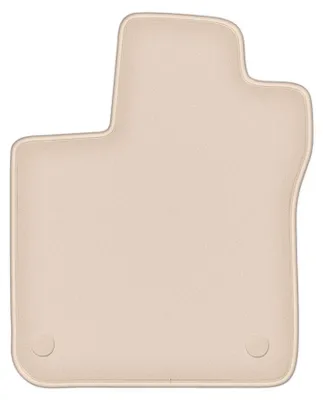 Produktbild von DURBAN Beige Velours-Fahrerfußmatte für Smart ForFour II Schrägheck (2014-)