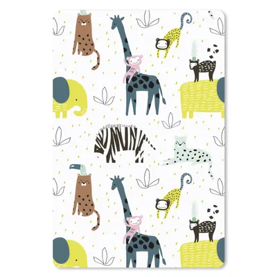 Produktbild von MuchoWow® Mauspad Mousepad Tiere - Natur - Muster 40x60 cm - Mousepads - Maus Mat - Pad - Mausunterlage - Schreibtisch Accesoire