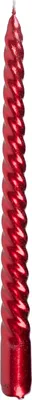 Produktbild von Kerze MagicHome Weihnachten, 25 cm, Packung 2 Stk., rot, spiralförmig, gedreht