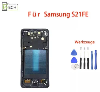 Produktbild von Für Samsung Galaxy S21 FE G990 LCD Display (OLED) Touchscreen Bildschirm