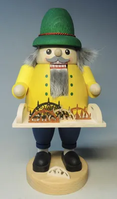 Zdjęcie produktu dla Łamacz orzechów Sprzedawca łuków świątecznych, kolorowy, wysokość ok. 20 cm, NOWY