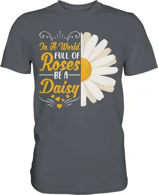 Produktbild von Gänseblümchen Motivation Shirt Garten Motiv Gärtner – Dark Grey / S