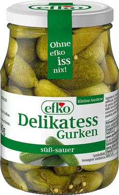 Produktbild von efko Delikatess Gurken 330g