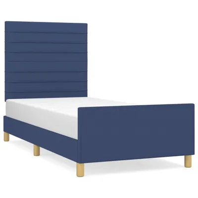 Immagine prodotto di vidaXL Struttura letto senza materasso blu 80x200 cm in tessuto
