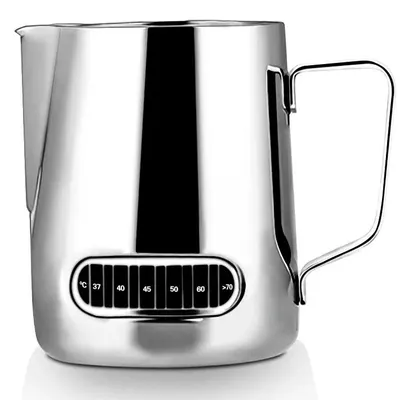 Produktbild von Edelstahl Milchkanne 1000 ml zum Aufschäumen für Kaffee