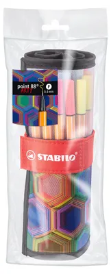 Zdjęcie produktu dla STABILO 8825-071-20 25 STABILO Point 88 ARTY Edition Fineliner farbsortiert 0,4 mm