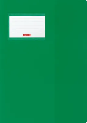 Produktbild von Hefthülle A4 FACT!pp grün mit Namensschild