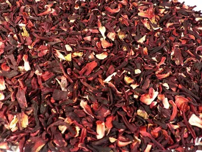 Produktbild von Hibiskusblüten geschnitten Naturideen® 100g