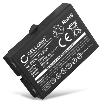 Produktbild von CELLONIC 1x Akku für Fernbedienung Kompatibel mit Ikusi TM61, TM62, TM60, BT06 - (600mAh , 7.2V)