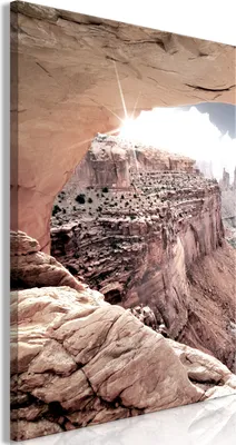Produktbild von Italienischer Leinwand Leinwandbild - Colorado Treasure (1 Part) Vertical 40x60 cm Landschaften c-B-0481-b-a