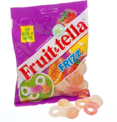 Produktbild von 6x Fruittella Ciucci frizz Schnuller Süßigkeiten Fruchtsaft Bonbon Lollies 180g