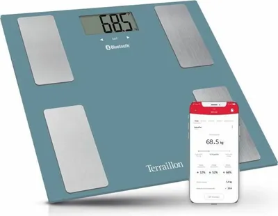 Image de TERRAILLON Smart Connect Pèse-personne BMI 8 utilisateurs Bluetooth Analyse énergétique avancée intelligente}}