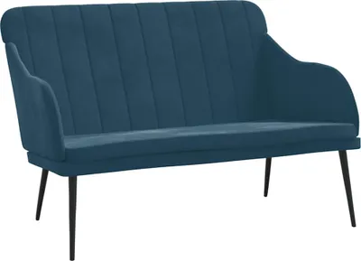 Obrázok produktu pre vidaXL Lavica modrá 110x76x80 cm Velvet
