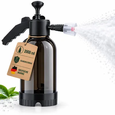 Produktbild von KANDONEX Schaumsprüher 2L – Manueller Drucksprüher für Autowäsche & Garten, Pumpsprühflasche für Autoshampoo & Felgenreiniger, Schaumpistole