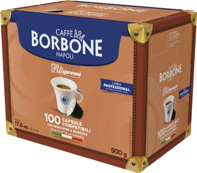 Produktbild von Caffè Borbone Blaue Kaffeemischung, 1000 Kapseln, kompatibel mit Nespresso®*