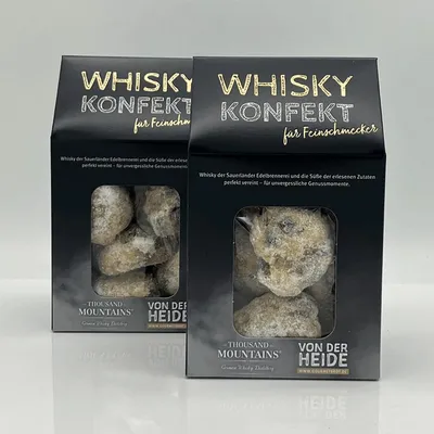 Produktbild von Konfekt mit Thousand Mountains Whisky.