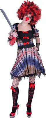 Produktbild von Grusel  Clown Lea - Kostüm für Damen Größe: 44/46