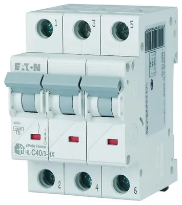 Obrázok produktu pre Nadprúdový istič 3P C 40A 6kA AC xPole Home 194895 Eaton