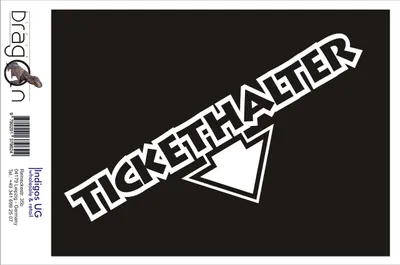 Produktbild von Aufkleber / Autoaufkleber - JDM / Die cut / Auto / OEM - Tickethalter - 210x70 mm gelb - Heckscheibe / Heckscheibenaufkleber