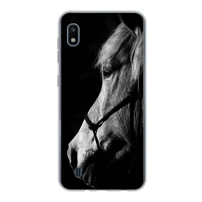 Produktbild von MuchoWow® Handyhülle Schutzhülle Hülle für Samsung Galaxy A10 Pferd - Halfter - Leicht Silikon Softcase Handy Hülle - Schutzhülle