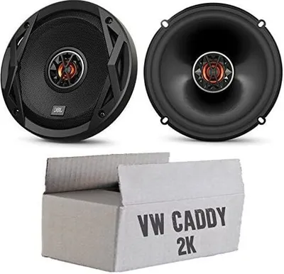 Produktbild von Lautsprecher Boxen JBL Club 6522 | 2-Wege | 16,5cm Koax Auto Einbauzubehör - Einbauset passend für VW Caddy 2K Life Front - justSOUND