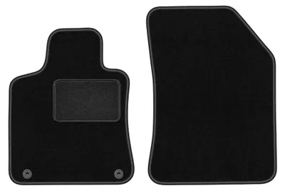 Immagine prodotto di Tappetini anteriori in moquette per Peugeot 508 II 2018- (berlina/station wagon/liftback) – 2 pezzi, neri, su misura – Wielganizator LUX