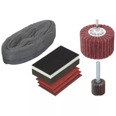 Obrázok produktu pre wolfcraft 7-dielna súprava na brúsenie/leštenie dreva 5643000