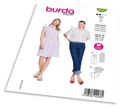 Obrázek produktu pro Střih Burda 5644 - Tunika, košile, svetr