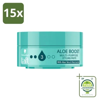 Produktbild von 15 x Taft Aloe Boost Haarpaste - 75 ml - Großpackung - 15 Stücke