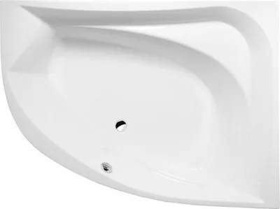 Produktbild von Polysan TANYA R asymmetrische Badewanne 160x120x49cm, rechts, weiß