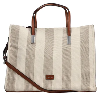 Produktbild von Rieker Damen Henkeltasche Sommerfeeling großes Hauptfach H1074, Farbe:Beige