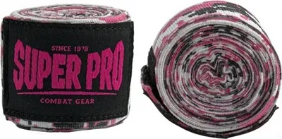 Produktbild von Halbelastische Bandagen von Super Pro Combat Gear – Camo Pink/Schwarz/Weiß – 450 cm
