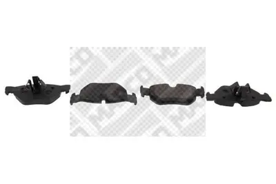 Produktbild von MAPCO 6813 Bremsbeläge Satz Hinten für BMW 3 Touring (E91) 3 Limousine (E90) 1 Schrägheck (E87) X1 (E84) 3 Coupe (E92)