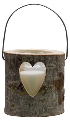 Produktbild von Holzlaterne mit Glas GrS 1 Stück von Jeka