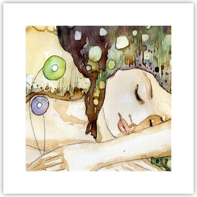 Produktbild von Poster - Poster ohne Rahmen - Frau modern - 30x30 cm - Wand Bild - Wanddeko - Wandbilder - Kunstposter - Wandposter - Bilder - Kunstdruck - Wanddekoration - Wandbild - P2XAC30x30-3553