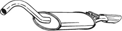 Produktbild von BOSAL 105-119 Endschalldämpfer für AUDI Cabriolet (8G7, B4) Auspuff