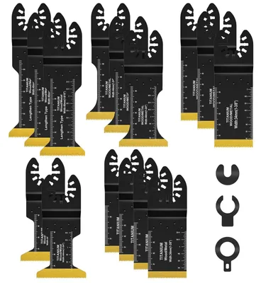 Image de Ensemble de 15 couteaux en titane multifonctions pour outils