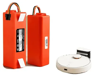 Immagine prodotto di Batterie per aspirapolvere robot, 14,4V, capacità 12800mAh, confezione da 4 pezzi