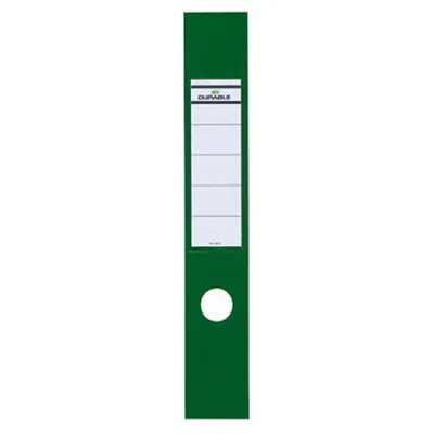 Zdjęcie produktu dla DURABLE Samoprzylepna kieszonka na segregator ORDOFIX® 60x390 mm, Zielony, 809005, 10 szt.