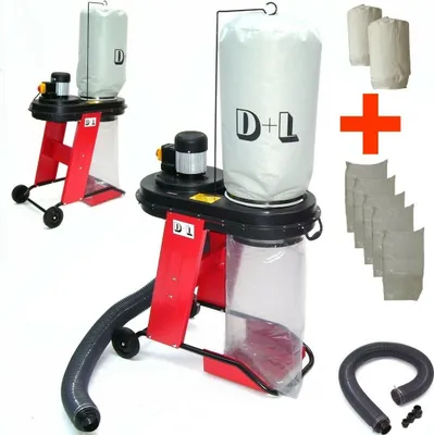 Produktbild von 55687 Absauganlage 550 Absaugung Späneabsaugung + 2x Filtersack + 5x Spänebeutel
