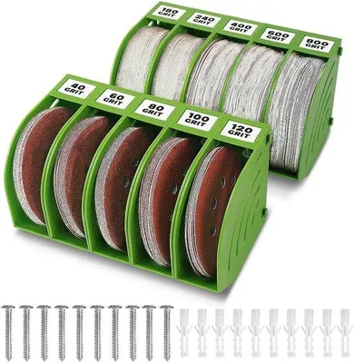 Produktbild von Aufbewahrungsbox für Schleifpapier mit 10 stapelbaren Boxen