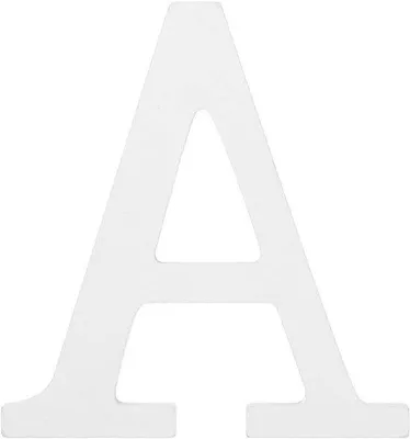 Image de Lettre en bois « A » de 11,9 cm pour la décoration et les projets de bricolage