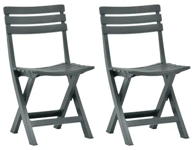 Produktbild von Set mit 2 wetterfesten Gartenstühlen für den Außenbereich