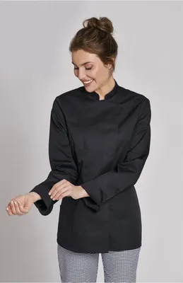 Produktbild von Leiber  Kochjacke Farbe schwarz Größe 48, 08/1352/10