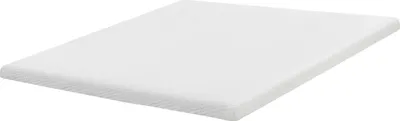 Obrázek produktu pro BELIANI Vrchní matrace bílá gelová pěna polyesterový potah 180 x 200 cm komfortní vrstva podložka