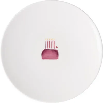 Obrázok produktu pre Villeroy & Boch S láskou tanier na raňajky / tanier na tortu Happy Birthday 21cm