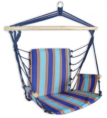 Zdjęcie produktu dla Fotel bujany Sedco Relax 103x56 cm niebieski - 103 cm