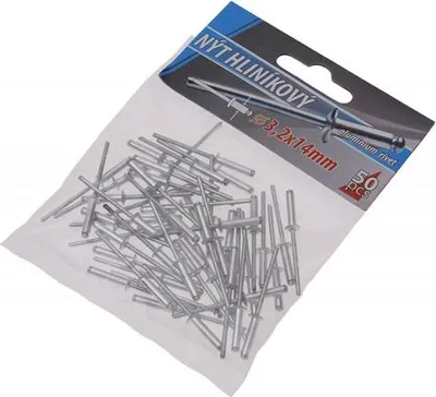 Zdjęcie produktu dla Nity Levior ALU 3.2x14mm 50szt